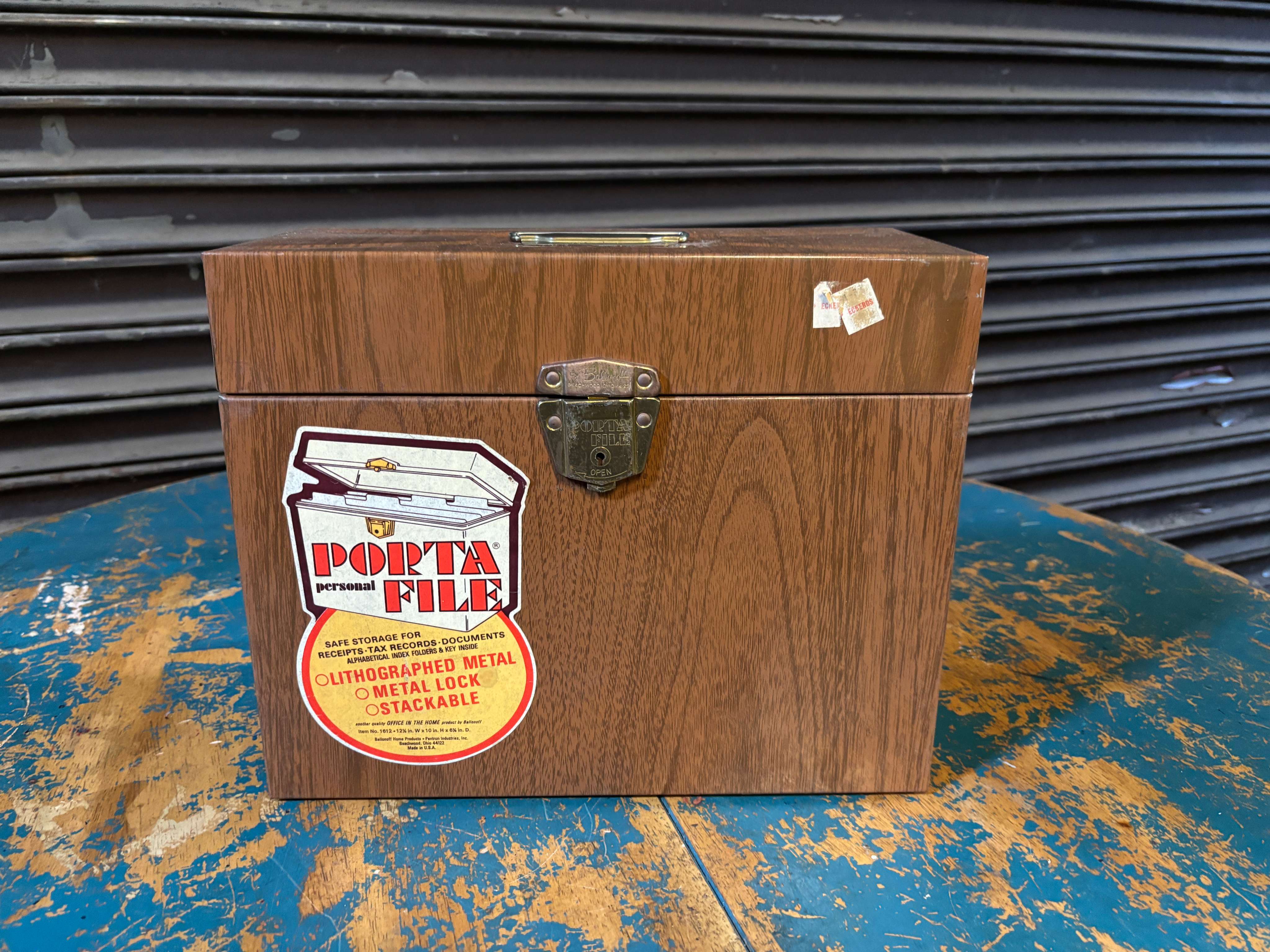 Vintage File Box