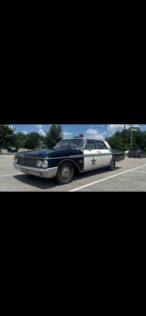 1962 Ford police car